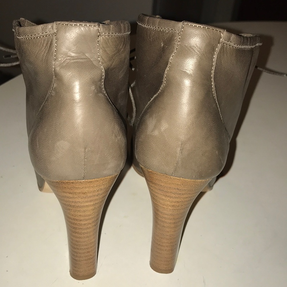 91. Jil Sanders Peep Toes Ankle Boots sz 36.5 - Picture 4 of 8